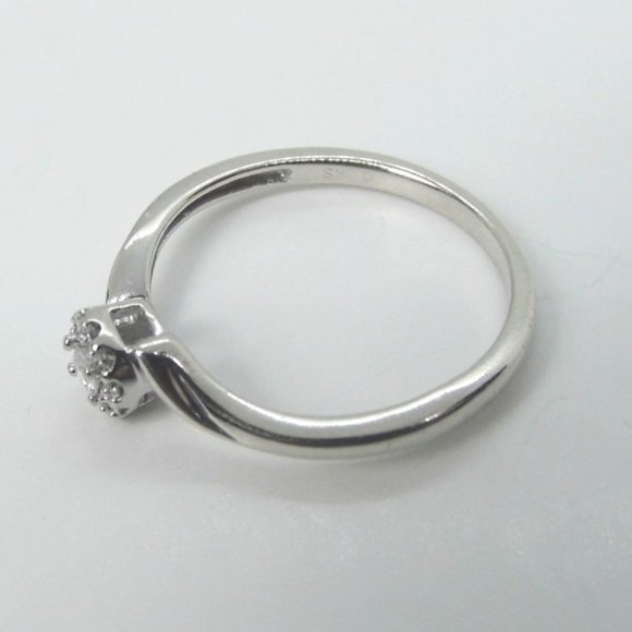 10KW Gold Diamond HALO Ring 6 - Picture 7 of 9